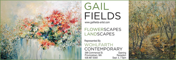 Flowerscapes, Landscapes by Gail Fields, represented by Wohlfarth Contemporary, Provincetown