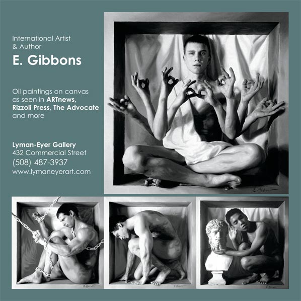 E. Gibbons, International Artist and Author at Lyman-Eyer Gallery in Provincetown