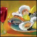 Oysters with Merlot, Vivian Dickson