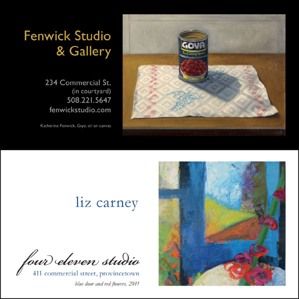 ad for Katherine Fenwick with link to her website, ad for Liz Carney
