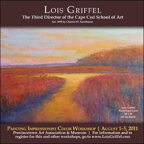 Ad for Lois Griffel with link to her website