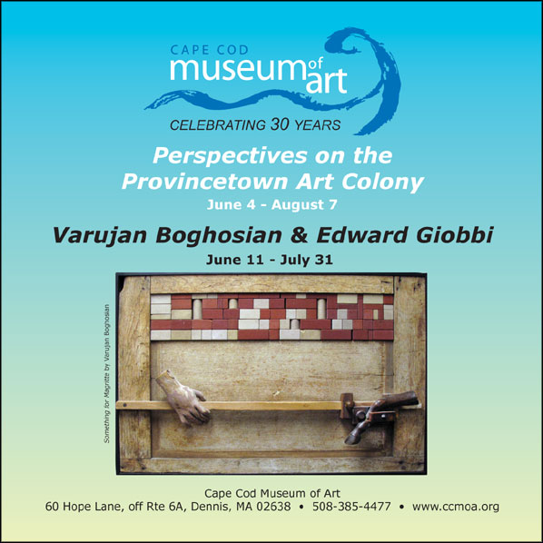 ad for Cape Cod Museum of Art, celebrating 30 years, with link to their website