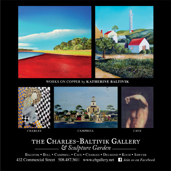 ad for Charles-Baltivik Gallery & Sculpture Garden with link to their website