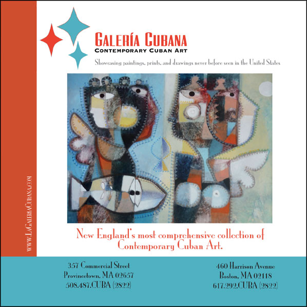 ad for Galeria Cubana with link to their website