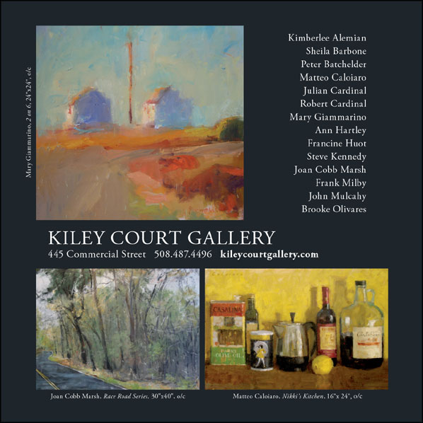 ad for Kiley Court Gallery with link to their website