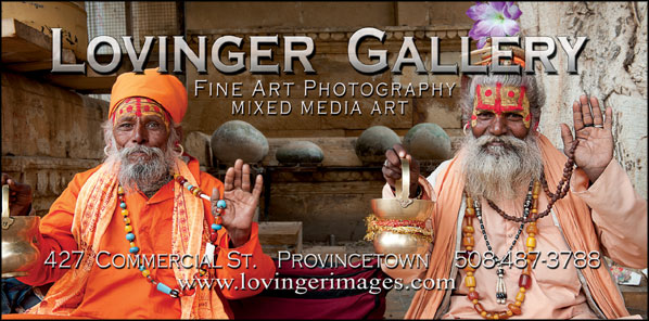 ad for Lovinger Gallery with link to website
