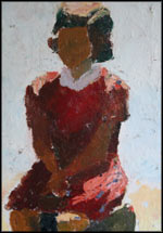 Girl on Green Box mudhead oil/board
