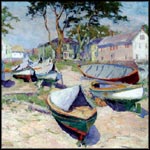Bertha Perrie, Beached Boats