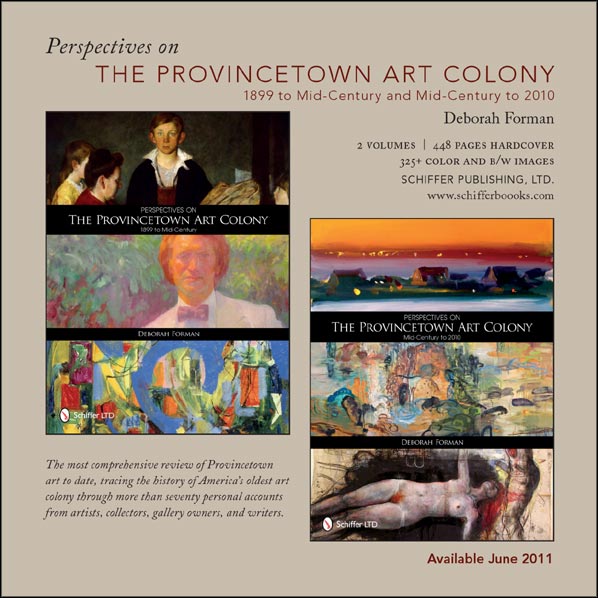 ad for Perspectives on the Provincetown Art Colony by Deborah Forman with link to the publisher's website