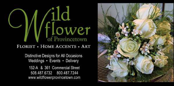 ad for Wildflower of Provincetown with link to their website