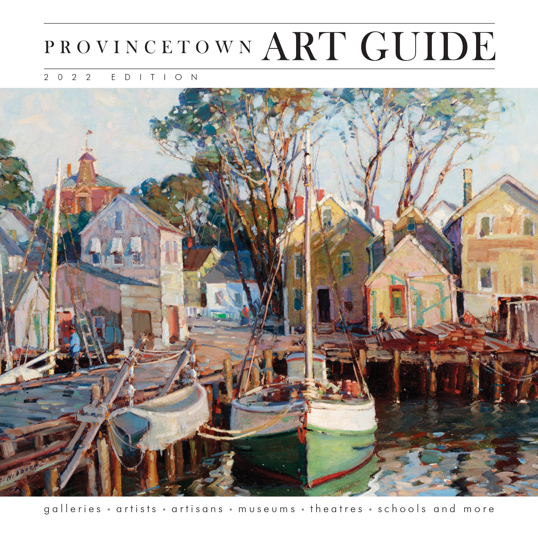 cover of 2022 Provincetown art guide - click to see full issue