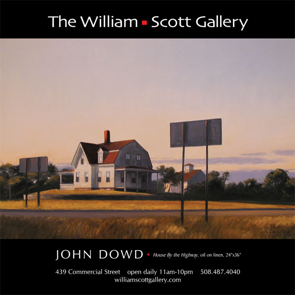 House by the Highway by John Dowd at William-Scott Gallery, Provincetown