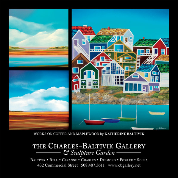 Charles Baltivik Gallery and Sculpture Garden ad with link to their website