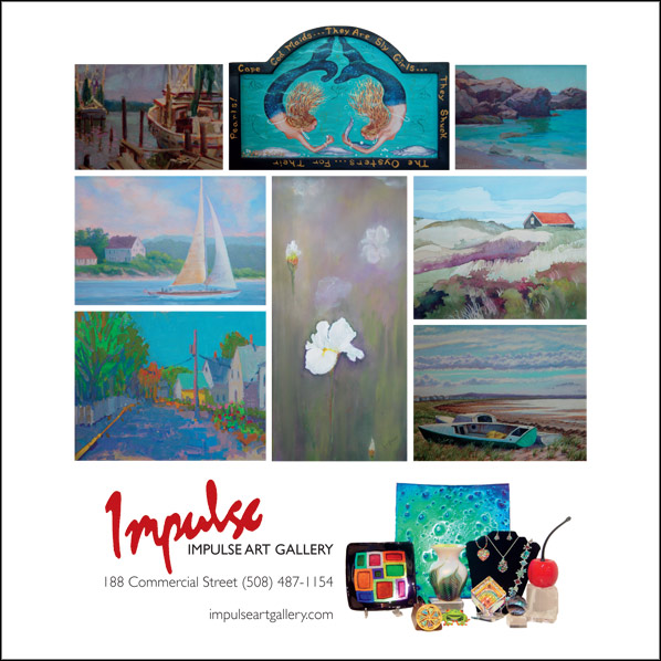 Impulse Art Gallery ad with link to their website