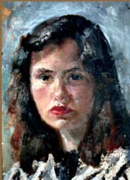 Nancy Whorf, self portrait