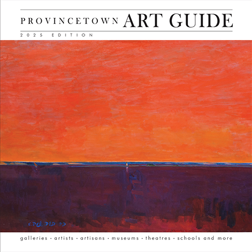 cover of 2025 Provincetown art guide - click to see full issue